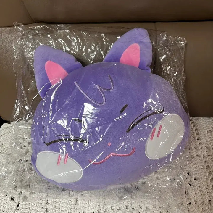 [BUNJANG] ATEEZ San &amp; Deong-i Face Doll Cushion / 에이티즈 애니티즈 산덕이 페이스 인형 쿠션 새상품