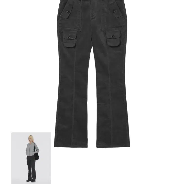 [BUNJANG] 웰빙익스프레스 Pocket Bootscut Pants Charcoal / 웰빙익스프레스 Pocket Bootscut Pants Charcoal