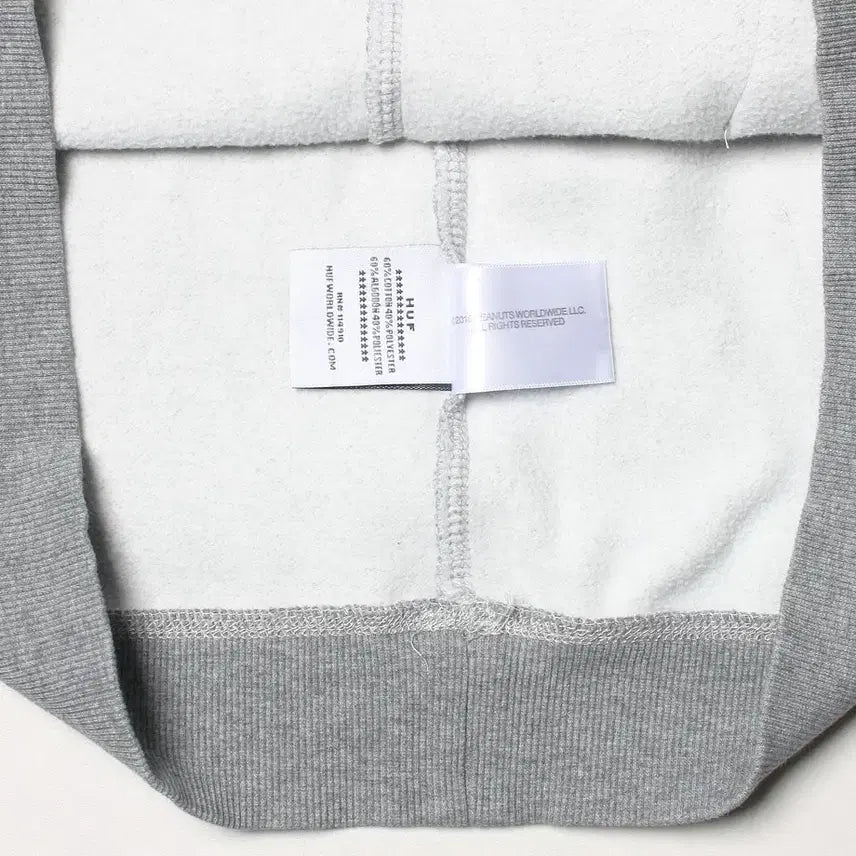 [BUNJANG] HUF Peanuts Fleece Hoodie / 110 허프(HUF)X피너츠 기모후디 세미루즈 944