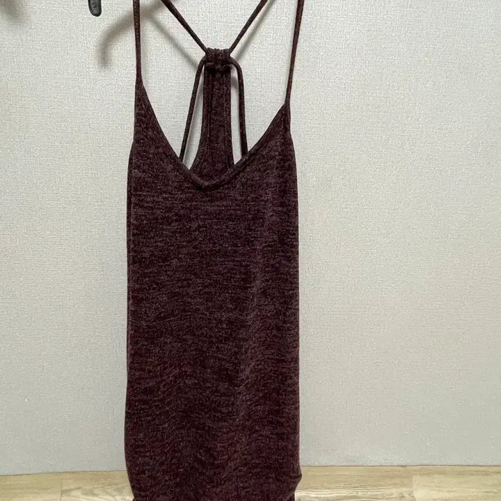 [BUNJANG] Purple Knit Tank Top / 자주색 니트나시