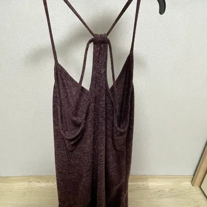 [BUNJANG] Purple Knit Tank Top / 자주색 니트나시