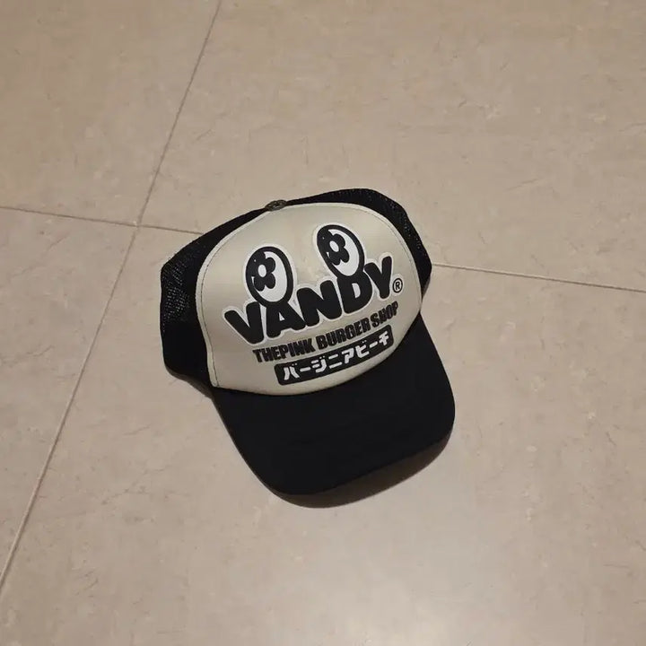[BUNJANG] Bandi The Pink Mesh Cap Black / 반디더핑크 매쉬캡 블랙