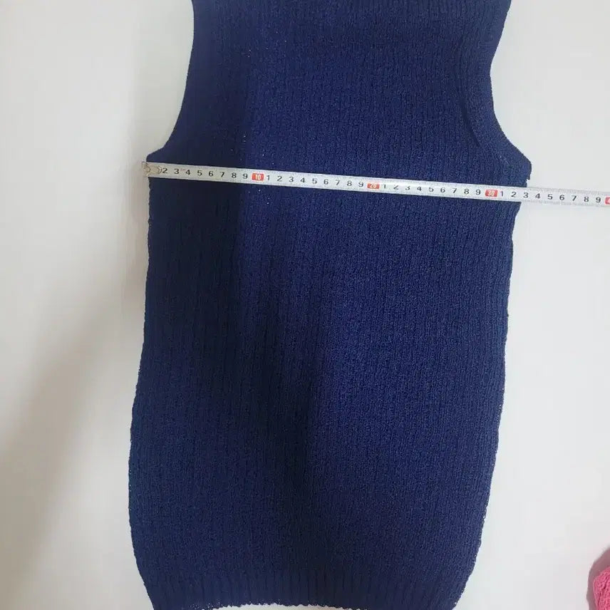 [BUNJANG] Navy Knit Vest Women&