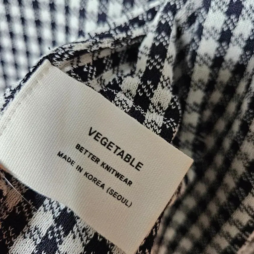 [BUNJANG] Vegetable Check Cardigan / 베지터블 체크 가디건 (새제품)