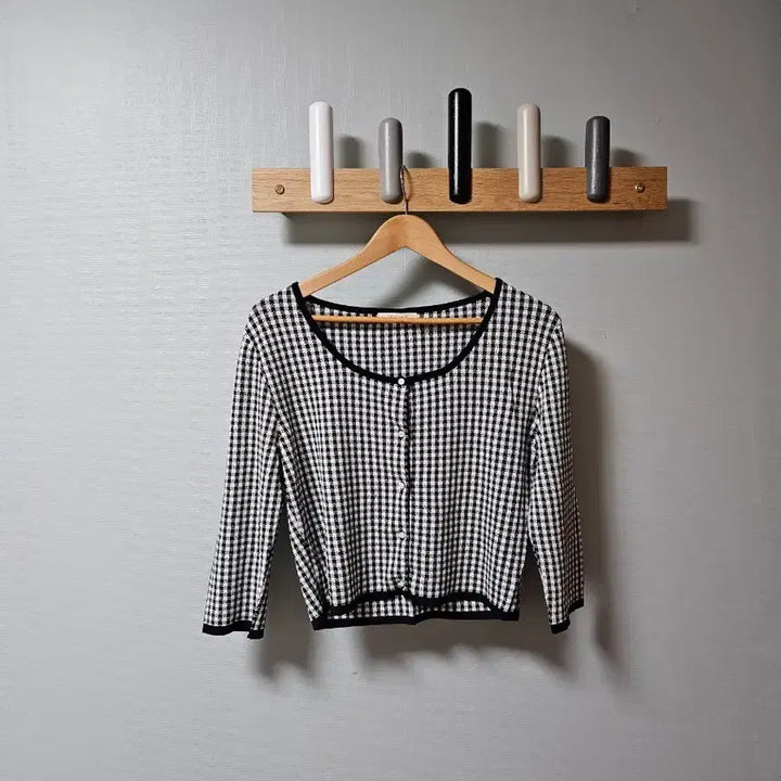 [BUNJANG] Vegetable Check Cardigan / 베지터블 체크 가디건 (새제품)