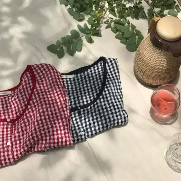 [BUNJANG] Vegetable Check Cardigan / 베지터블 체크 가디건 (새제품)