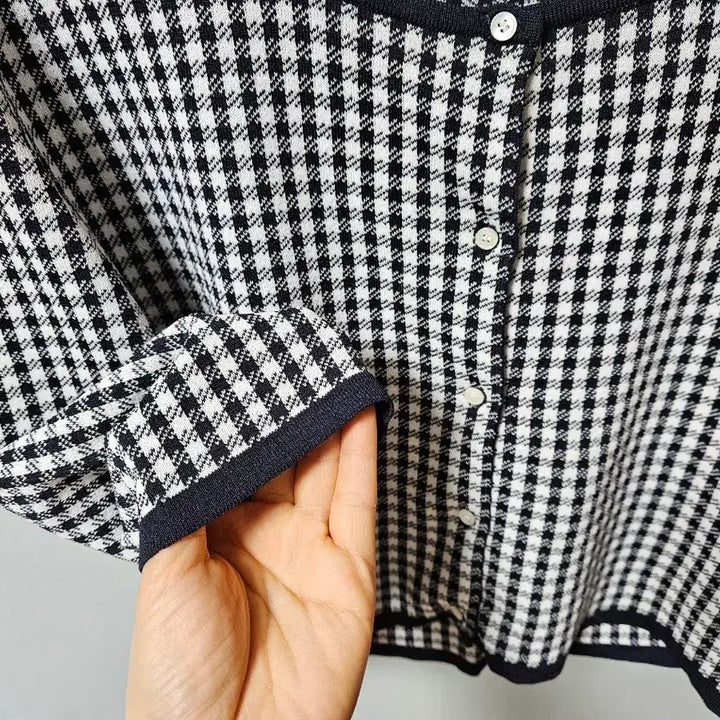 [BUNJANG] Vegetable Check Cardigan / 베지터블 체크 가디건 (새제품)