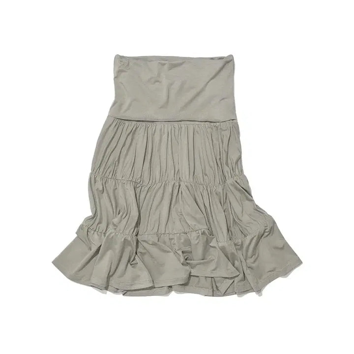 [SOLD OUT] 파르티멘토 우먼 jersey shirring tiered skirt