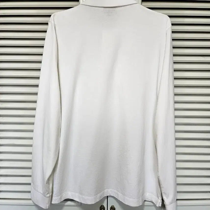[BUNJANG] Dunhill Regular Fit Long Sleeve Polo Shirt / 던힐 신형 레귤러핏 긴팔 폴로 티셔츠 롱슬리브 골프웨어 L 100