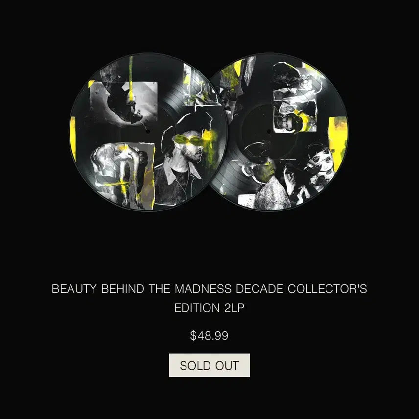 [BUNJANG] The Weeknd Beauty Behind The Madness Picture Disc / The Weeknd Beauty Behind The Madness 픽쳐디