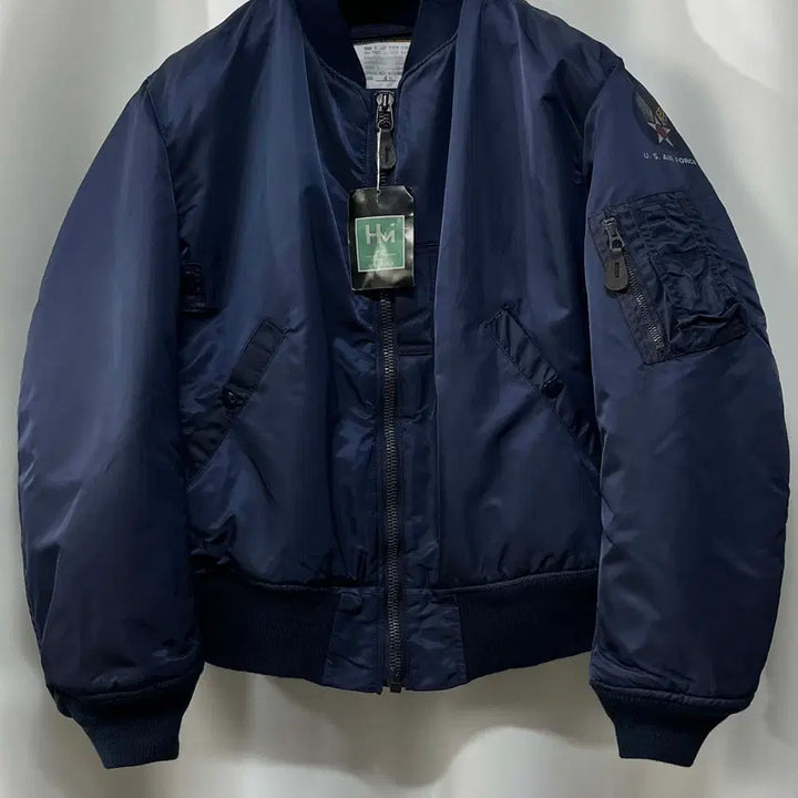 [BUNJANG] USAF B-15C Wool Pile Modified Flight Bomber Jacket / 80&
