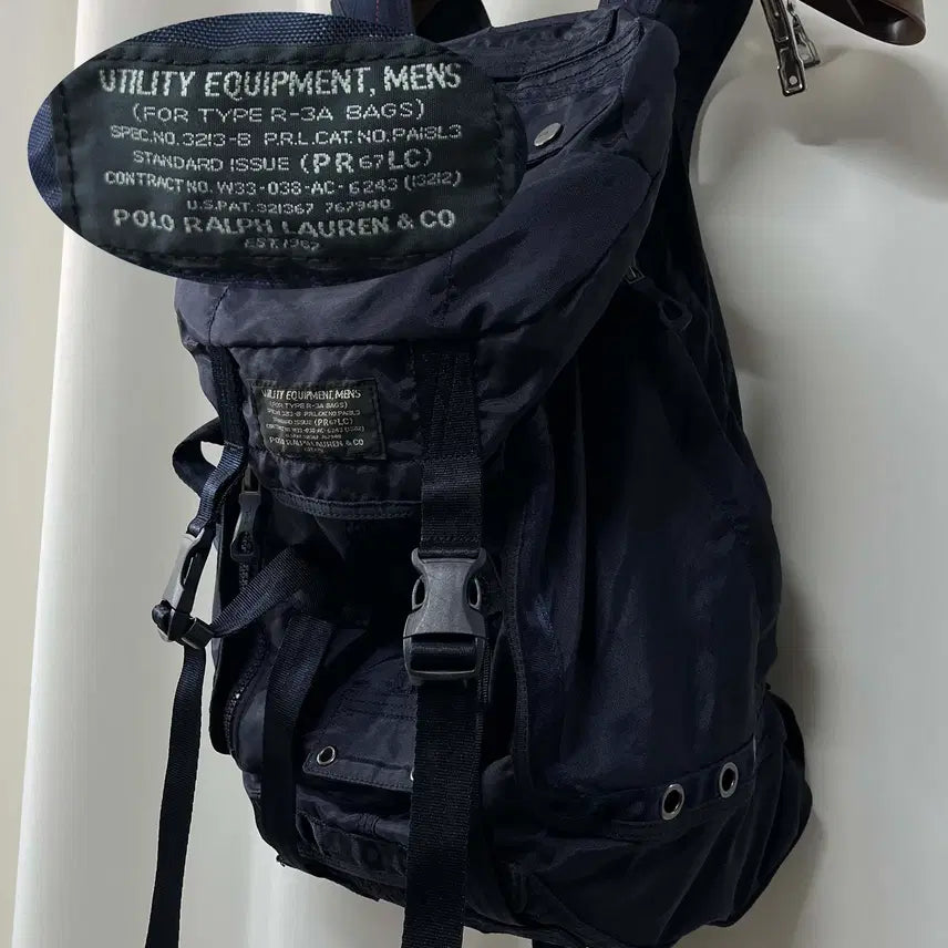 [BUNJANG] Polo Ralph Lauren Utility Equipment Nylon Backpack / 폴로 랄프로렌 유틸리티 이큅먼트 밀스펙 나일론 백팩