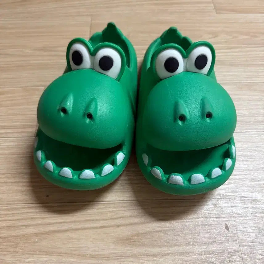 [BUNJANG] Green Crocodile Slippers 240mm / [240] 초록색 악어 슬리퍼