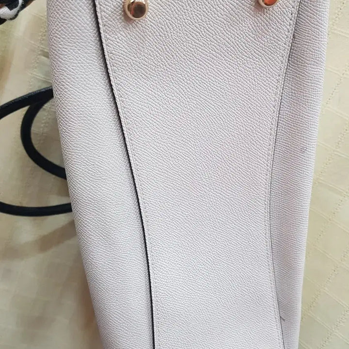 [BUNJANG] Coach Beige Black Tote Shoulder Bag / 코치 베이지 블랙 숄더백 토트백