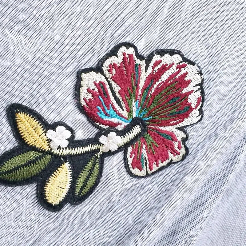 [BUNJANG] Valencia Embroidered Shirt Blouse / 발렌시아 자수 셔츠 블라우스