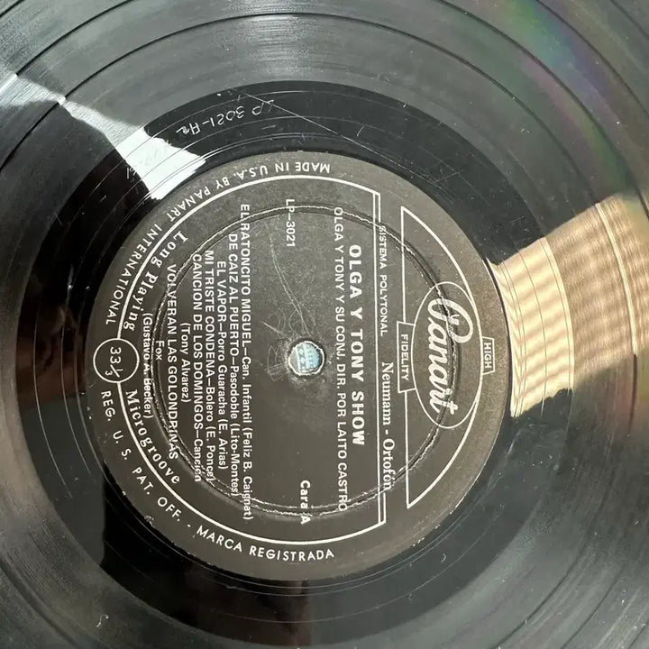 [BUNJANG] Olga &amp; Tony Show 1950s Panart US Original LP / [중고LP] 올가 앤 토니 쇼 50년대 Panart 미국 초반 팝니다