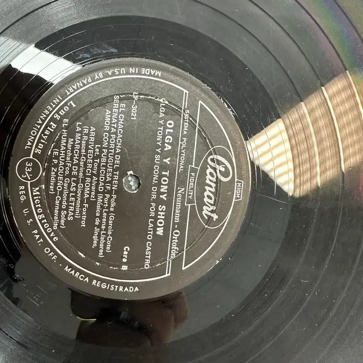 [BUNJANG] Olga &amp; Tony Show 1950s Panart US Original LP / [중고LP] 올가 앤 토니 쇼 50년대 Panart 미국 초반 팝니다