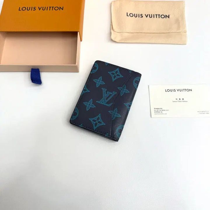 [BUNJANG] Louis Vuitton Shadow Organizer Wallet Navy Blue / [한정판] 루이비통 쉐도우 오거나이저 지갑 네이비 블루