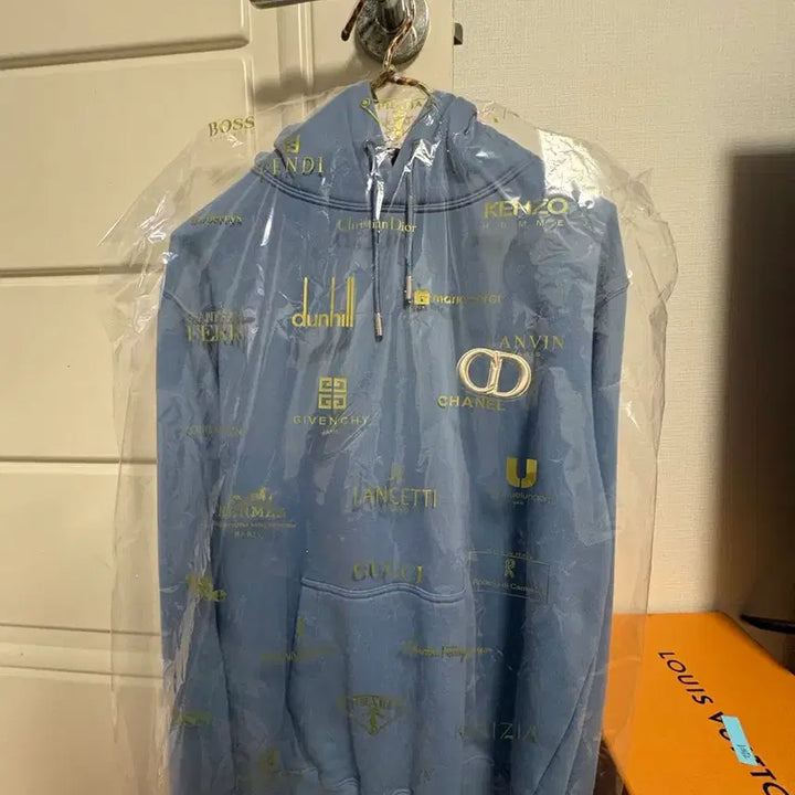 [BUNJANG] Dior CD Icon Blue Hoodie / 디올 25SS CD 아이콘 블루 후드티 정품 (100 상태좋음)