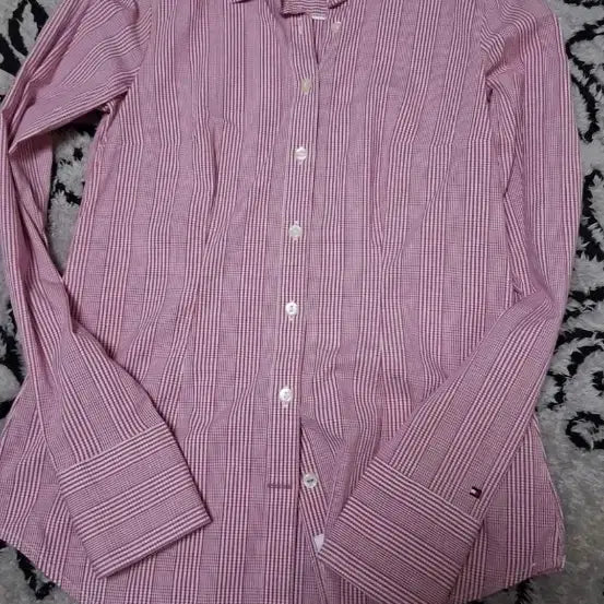 [BUNJANG] Tommy Hilfiger Pink Striped Shirt XS / 타미힐피거 핑크 셔츠 xs