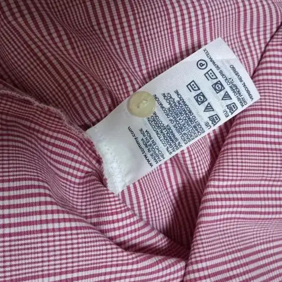 [BUNJANG] Tommy Hilfiger Pink Striped Shirt XS / 타미힐피거 핑크 셔츠 xs