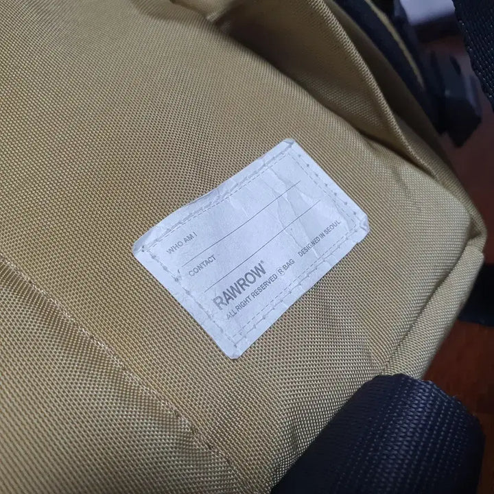 [SOLD OUT] 로우로우 스트링 백팩 750 베이지