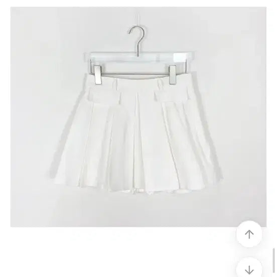 [BUNJANG] High Classic Pleated Cotton Mini Skirt / 하이클래식 플리츠 면 스커트