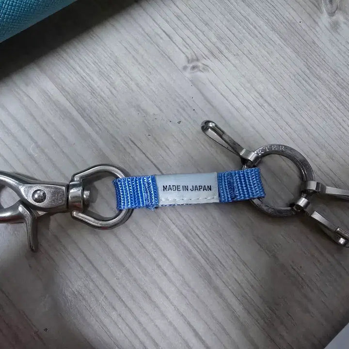 [BUNJANG] Porter Tokyo Key Holder Keyring Blue White / 요시다포터 PORTER TOKYO 키홀더 키링 블루 화이트 일본제