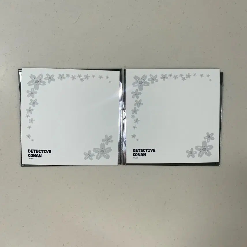 [SOLD OUT] 명탐정코난 아르누보 팝업 벚꽃엽서 코난+하이바라 / 헤이지 카즈하