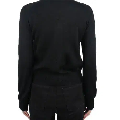 [BUNJANG] Maison Kitsune Black Fox Embroidery Cardigan / NB73정품새상품>메종키츠네 블랙 폭스 자수 가디건