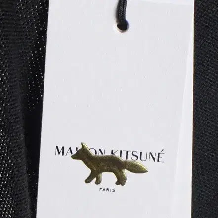 [BUNJANG] Maison Kitsune Black Fox Embroidery Cardigan / NB73정품새상품>메종키츠네 블랙 폭스 자수 가디건