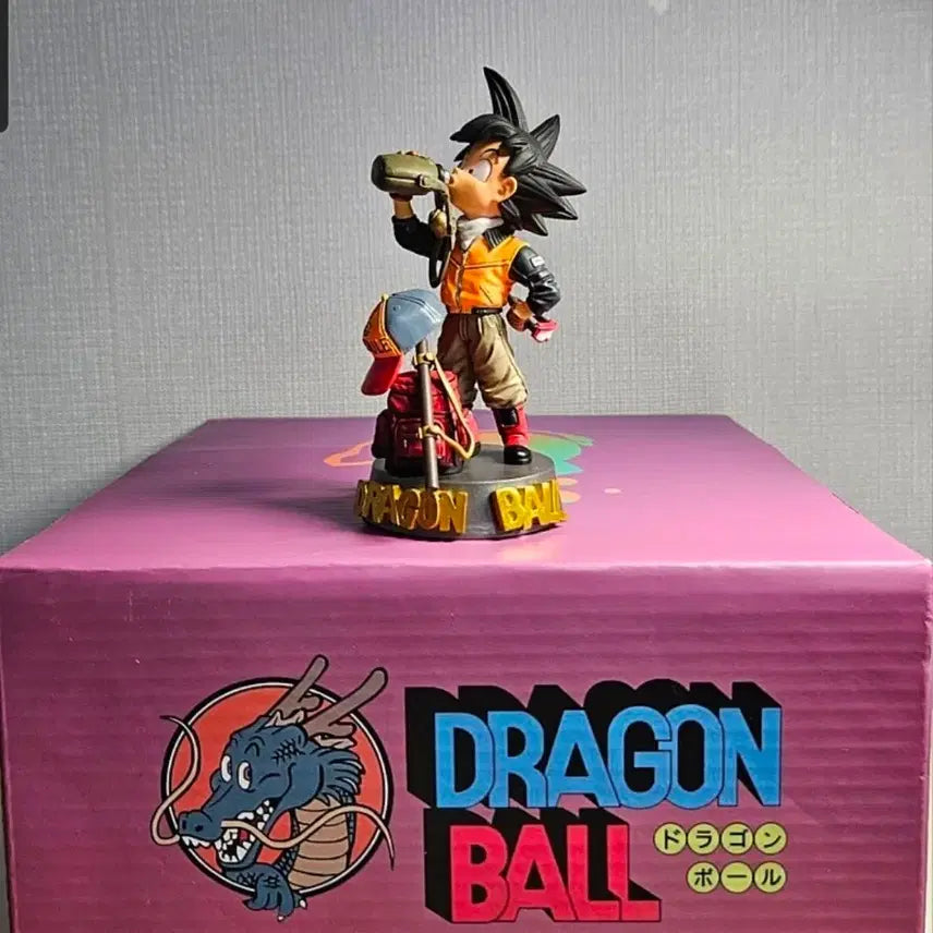 [BUNJANG] Dragon Ball 100% Studio Goku Drinking Water Resin Figurine / 드래곤볼 100% studio 물마시는 오공 레진 월콜 피규어