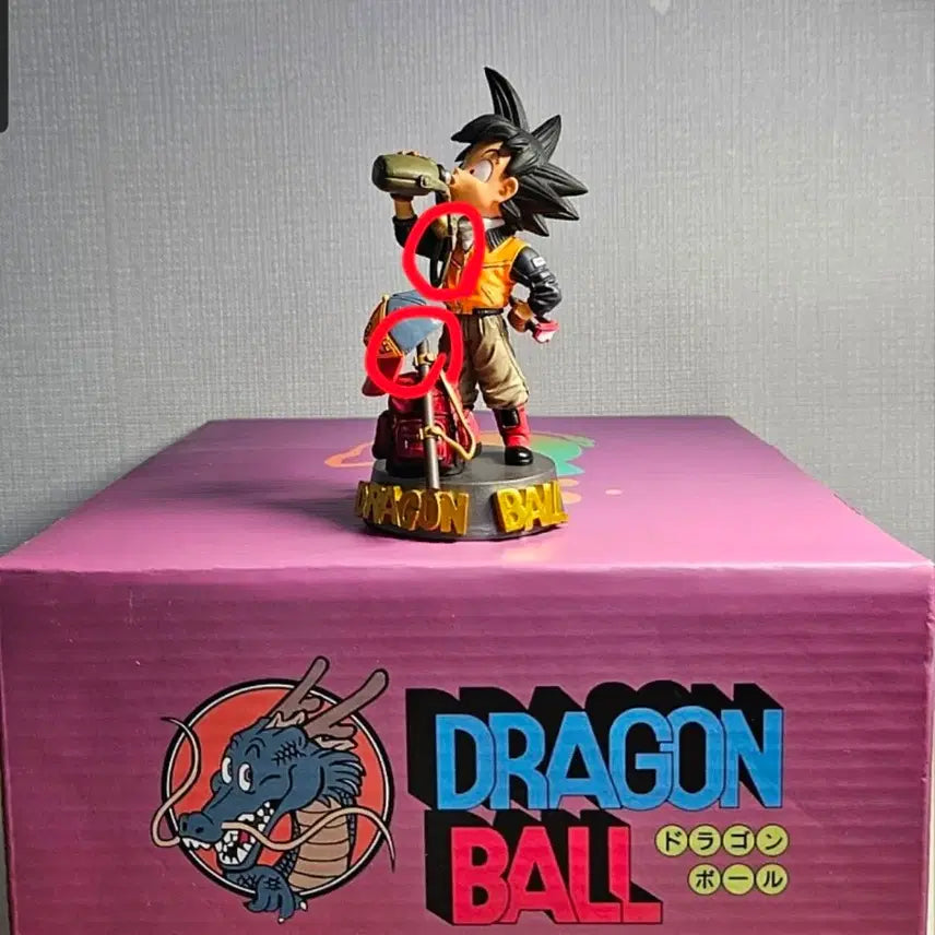 [BUNJANG] Dragon Ball 100% Studio Goku Drinking Water Resin Figurine / 드래곤볼 100% studio 물마시는 오공 레진 월콜 피규어