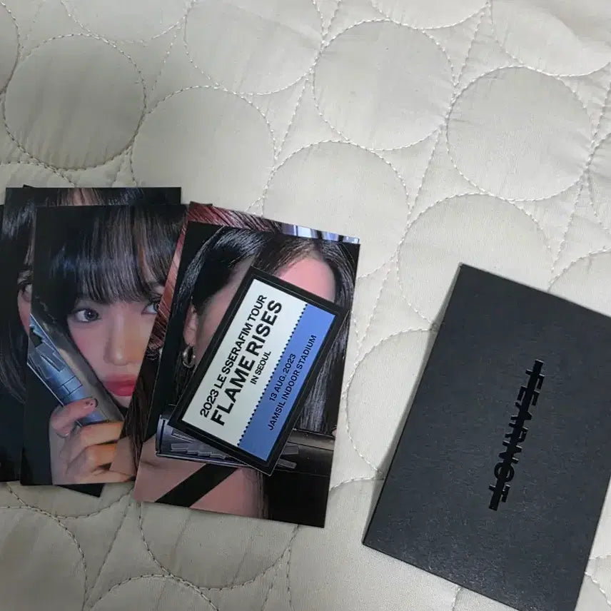 [BUNJANG] LE SSERAFIM 2023 Flame Rises Seoul Concert Lucky Draw Bundle Set / [풀세트/가격조정] 르세라핌 2023 플레임라이즈 서울 콘서트 럭키드로우