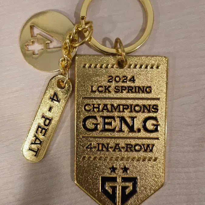 [BUNJANG] Gen.G 2024 Spring Champion 4-Fit Keyring / 젠지 24스프링 우승 4핏 키링