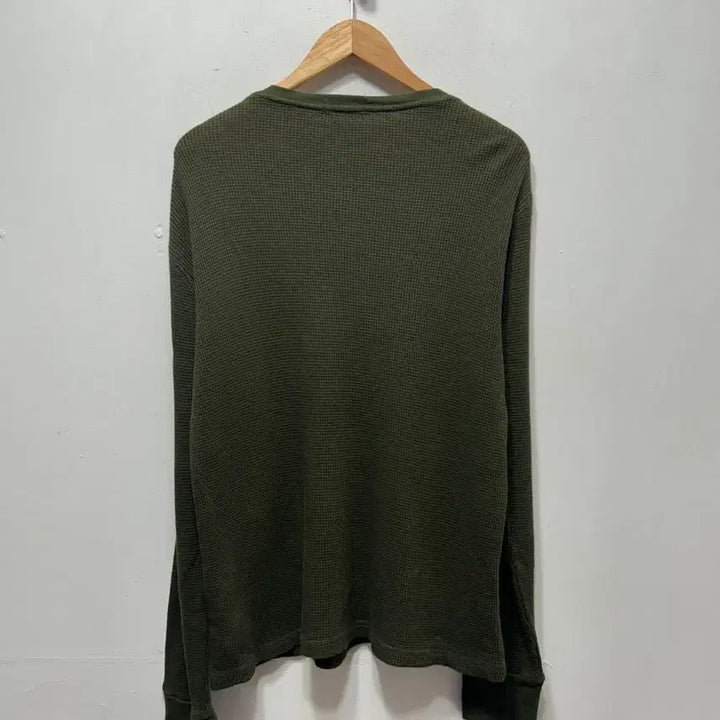 [BUNJANG] Polo Ralph Lauren Waffle Long Sleeve Olive XL / 폴로 랄프로렌 와플 긴팔티 올리브 XL