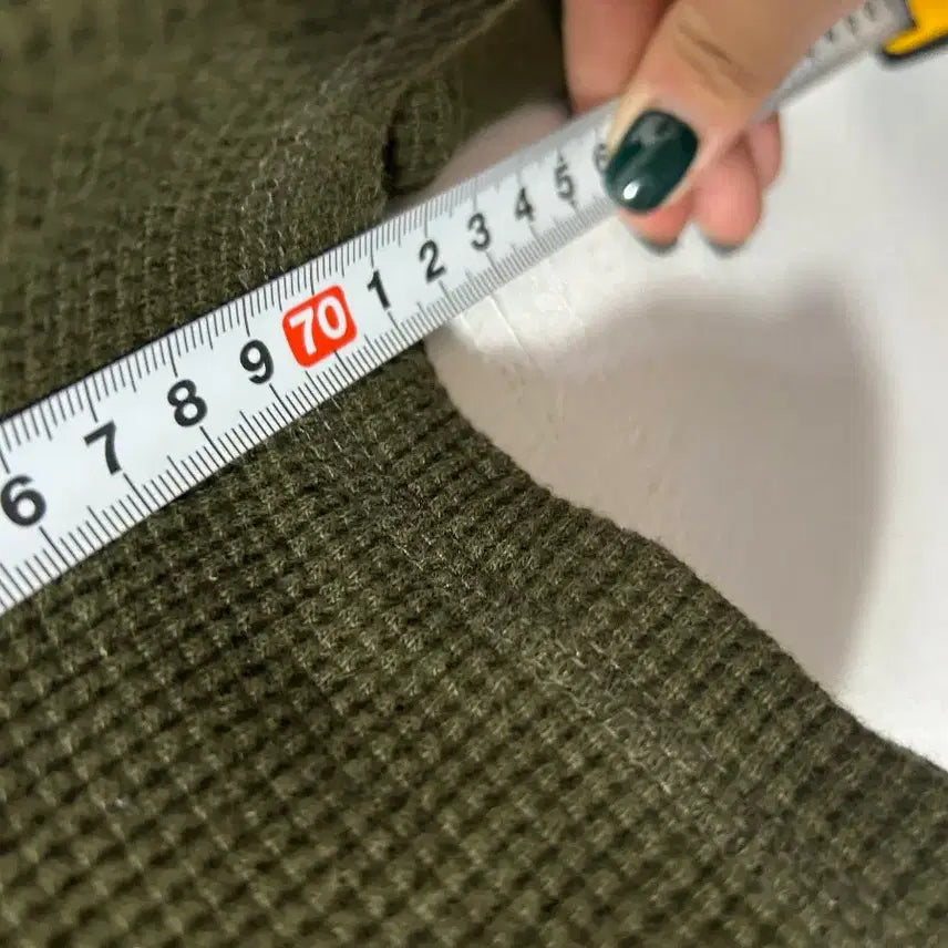 [BUNJANG] Polo Ralph Lauren Waffle Long Sleeve Olive XL / 폴로 랄프로렌 와플 긴팔티 올리브 XL