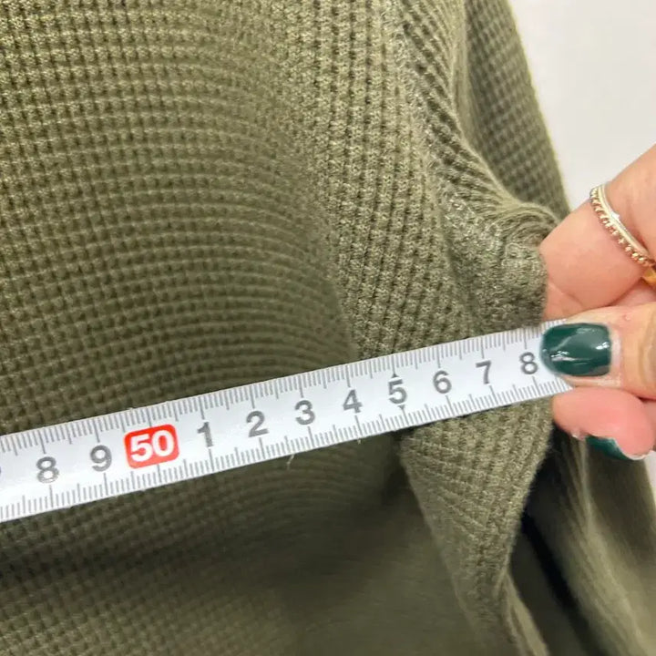 [BUNJANG] Polo Ralph Lauren Waffle Long Sleeve Olive XL / 폴로 랄프로렌 와플 긴팔티 올리브 XL