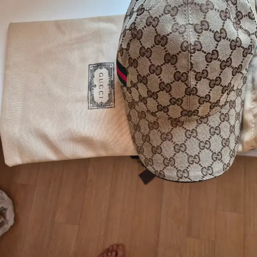 [BUNJANG] Gucci GG Pattern Baseball Cap / 구찌 GG 패턴 볼캡 모자