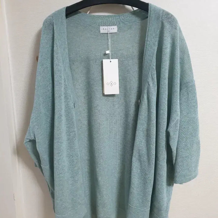 [BUNJANG] Kujten Mint Green Cardigan (Size 66) / 택새상품) 쿠즈텡(kujten)민트색 가디건 66