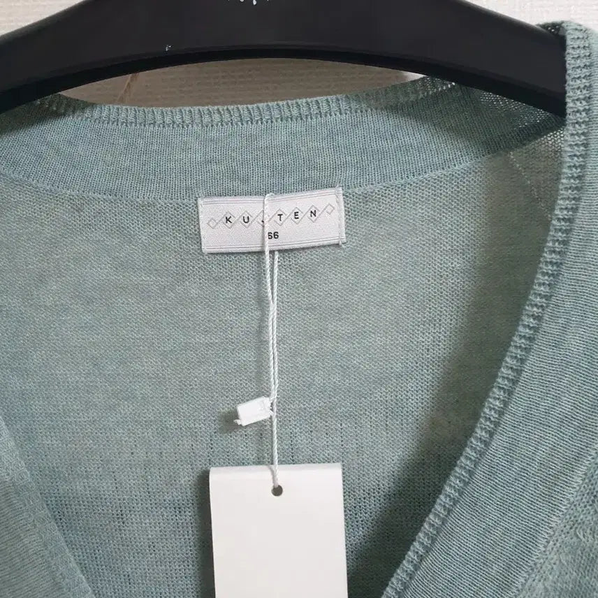 [BUNJANG] Kujten Mint Green Cardigan (Size 66) / 택새상품) 쿠즈텡(kujten)민트색 가디건 66