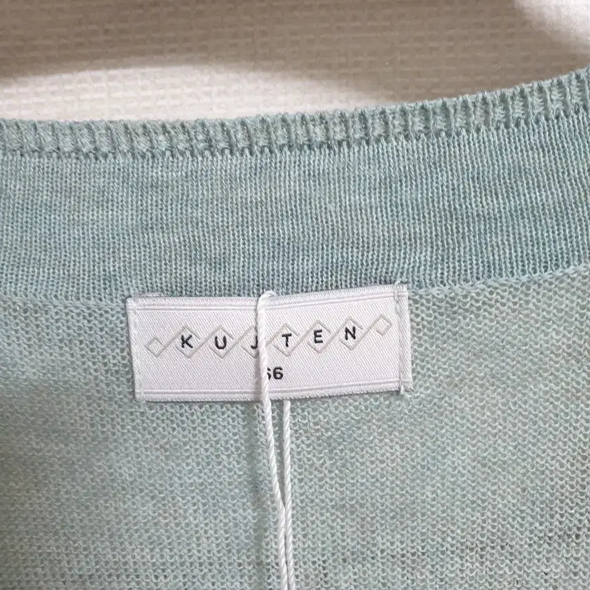 [BUNJANG] Kujten Mint Green Cardigan (Size 66) / 택새상품) 쿠즈텡(kujten)민트색 가디건 66