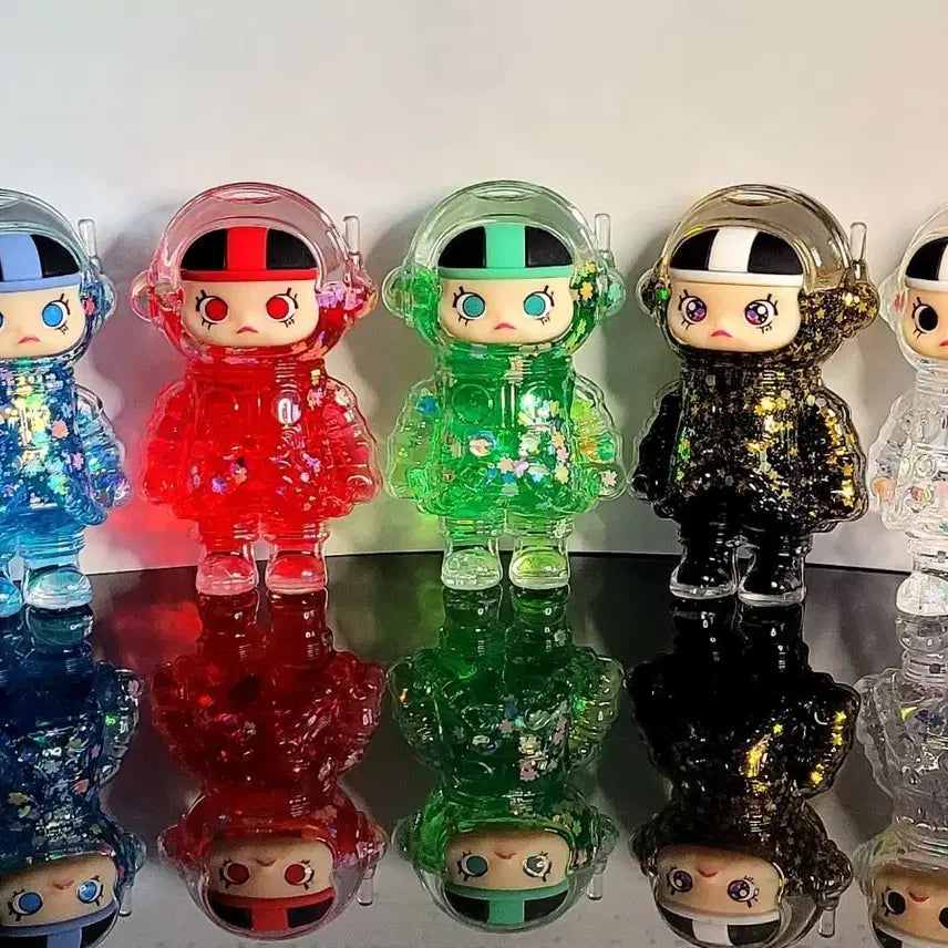 [BUNJANG] Molly Astronaut Glitter Figure 5-Piece Set / 몰리 우주인 글리터 피규어 5종 세트