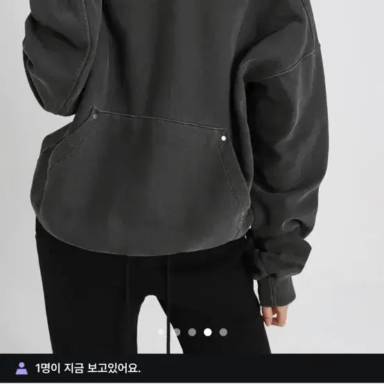 [BUNJANG] BlackUp Pigment Hoodie / 블랙업 제작 피그먼트 후드티