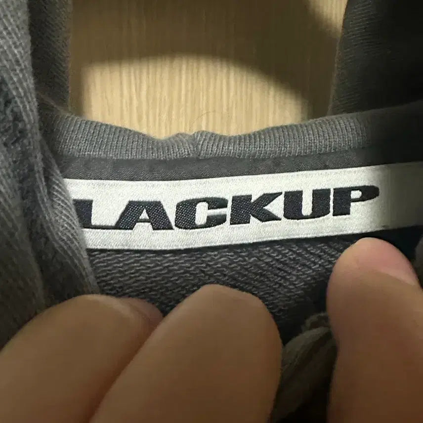 [BUNJANG] BlackUp Pigment Hoodie / 블랙업 제작 피그먼트 후드티