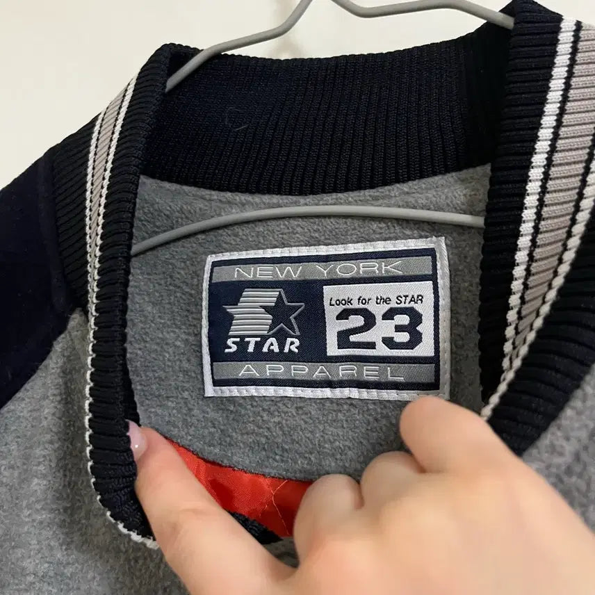 [BUNJANG] Starter New York Baseball Stadium Jacket Gray / 스타터 뉴욕 베이스볼 스타디움 자켓 회색