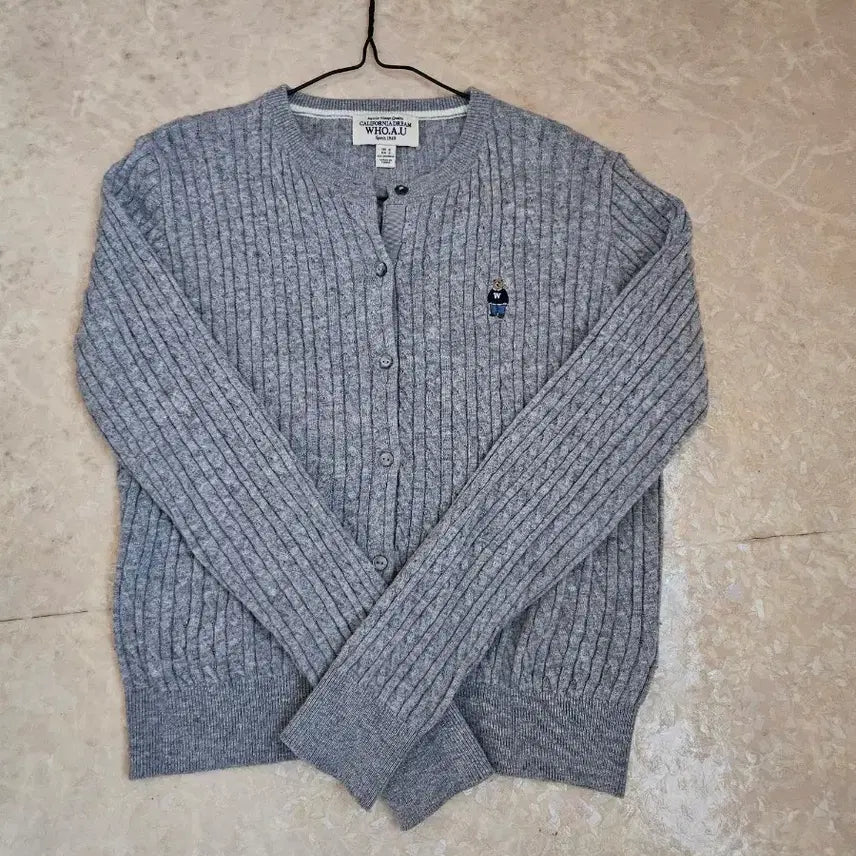 [BUNJANG] Who.A.U Grey Cardigan S / 후아유 고급그레이가디건 S