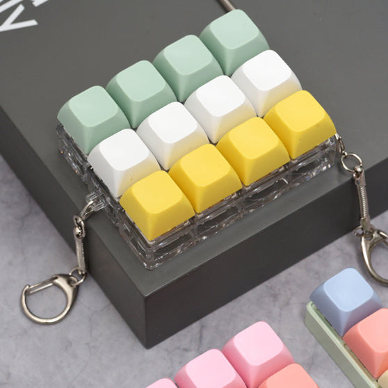 [BUNJANG] Pastel Color Keycap Keyring Fidget Toy / 감성 파스텔 키캡 키링 키홀더 피젯 토이