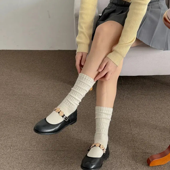 [BUNJANG] Black Embellished Strap Flat Shoes 5025 / (25,35,40,45,50,55)블랙 장식 스트랩 플랫슈즈 5025