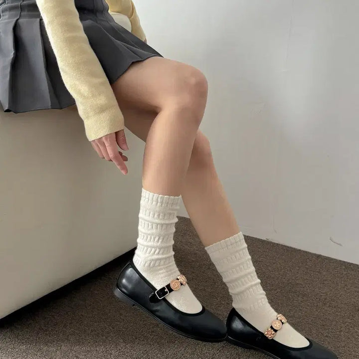 [BUNJANG] Black Embellished Strap Flat Shoes 5025 / (25,35,40,45,50,55)블랙 장식 스트랩 플랫슈즈 5025